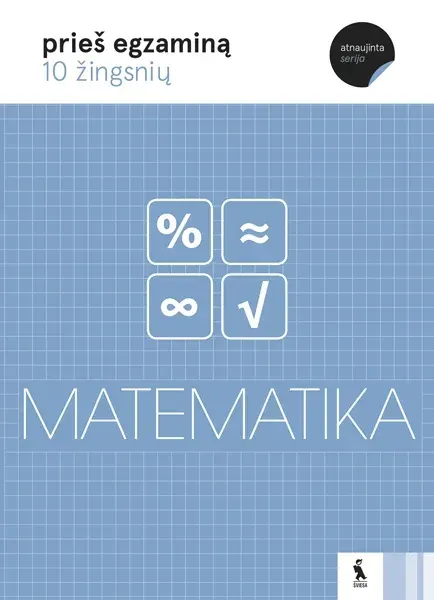Prieš egzaminą 10 žingsnių. Matematika