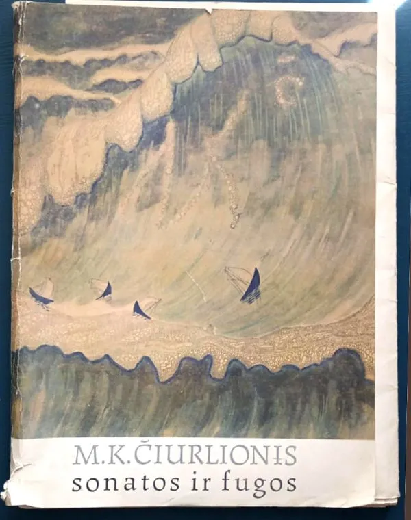M. K. Čiurlionis"Sonatos ir fugos", reprodukcijų rinkinys.