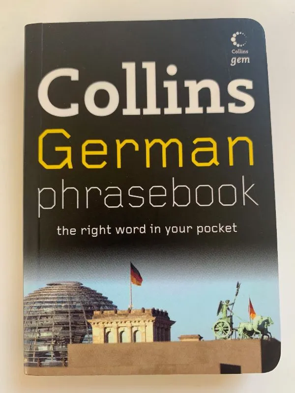 Collins German phrasebook the right word in your pocket