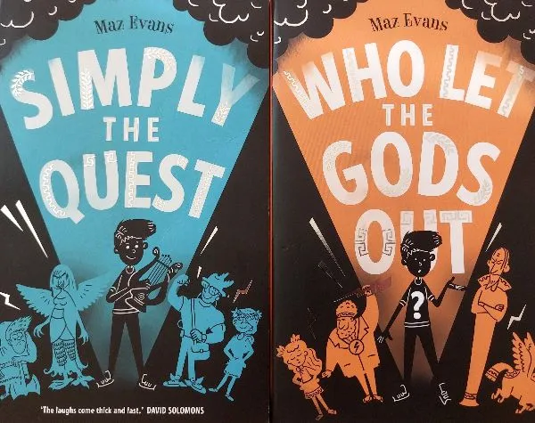 2 Books Set: Who Let the Gods Out, Simply the Quest