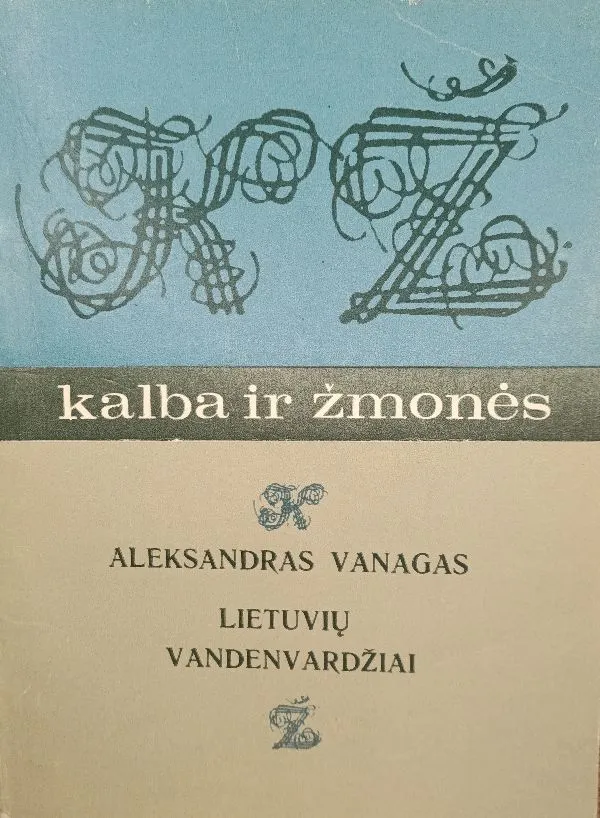 Lietuvių vandenvardžiai (1988)