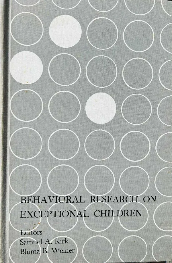 Behavioral Research on Exceptional Children