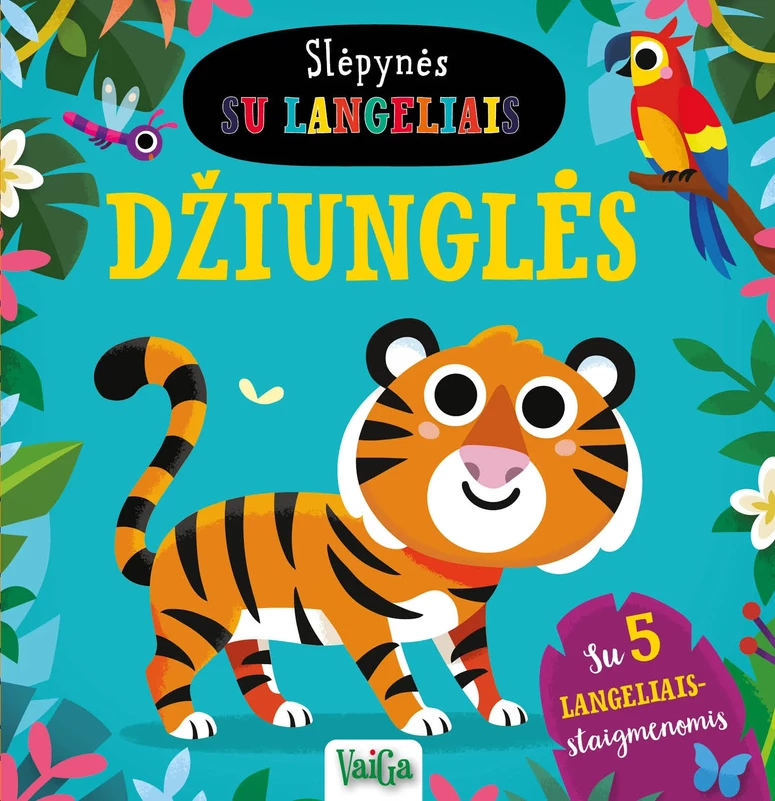 Džiunglės. Slėpynės su langeliais