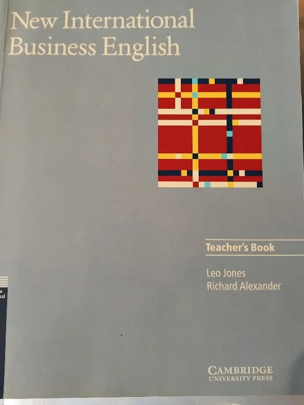 New International Business English Teacher's book