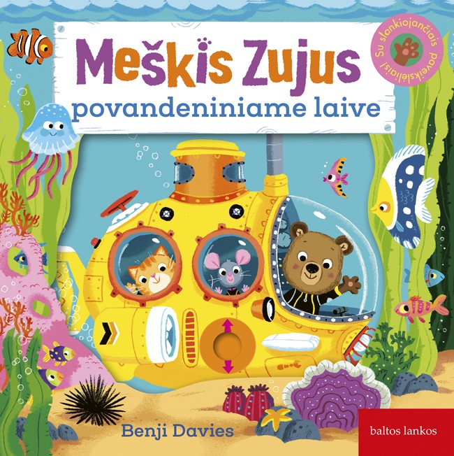 Meškis Zujus povandeniniame laive. Su slankiojančiais paveikslėliais!