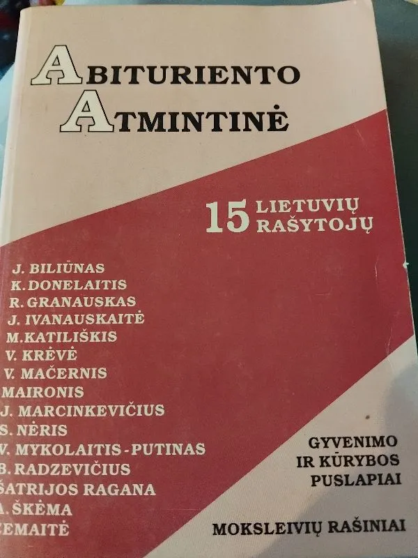 Abituriento atmintinė