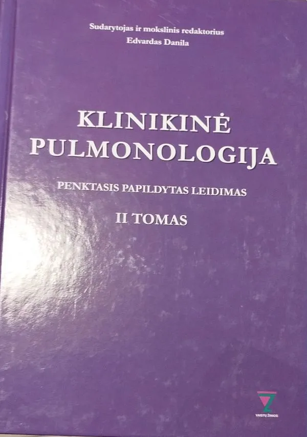 Klinikinė pulmologija.Penktasis papildytas leidimas II tomas