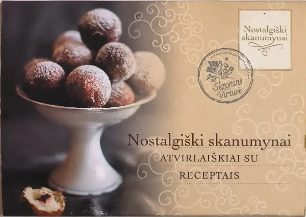 12 atvirlaiškių su receptais komplektas „Nostalgiški skanumynai“