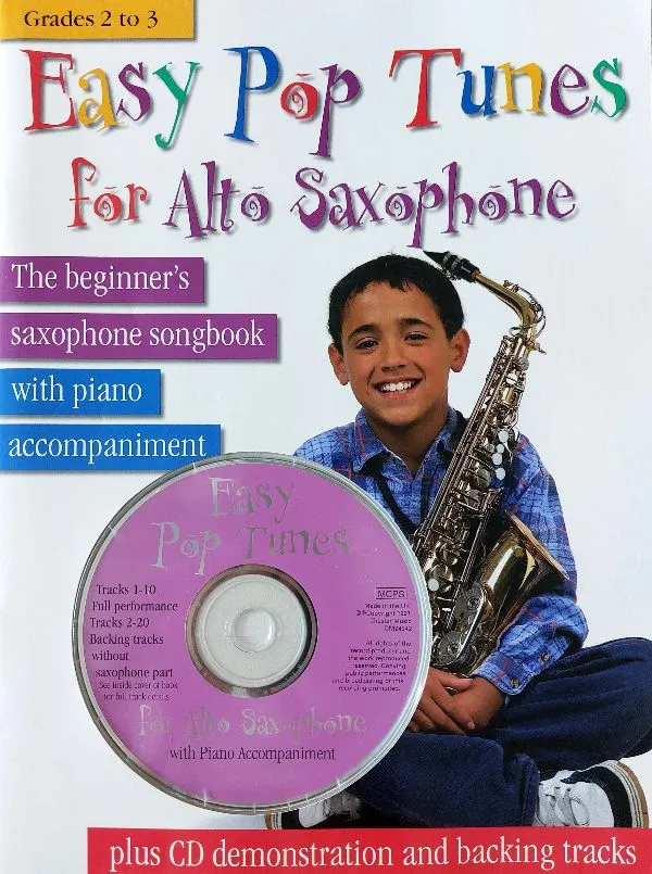Easy Pop Tunes (+CD) for alto saxophone with piano accompaniment