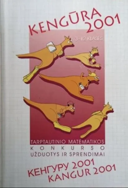 Kengūra 2001. Tarptautinio matematikos konkurso užduotys ir sprendimai