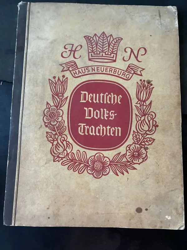 Vokiečių liaudies kostiumai – vokiečių tautinių drabužių atvaizdų rinkinys“ (