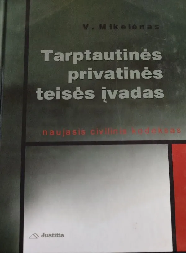 Tarptautinės privatinės teisės įvadas 1tomas