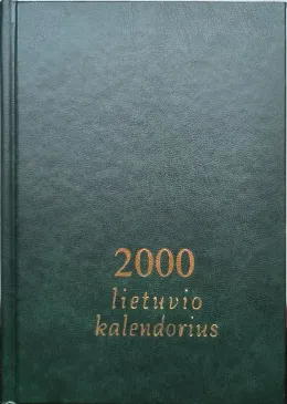 Lietuvio kalendorius, 2000