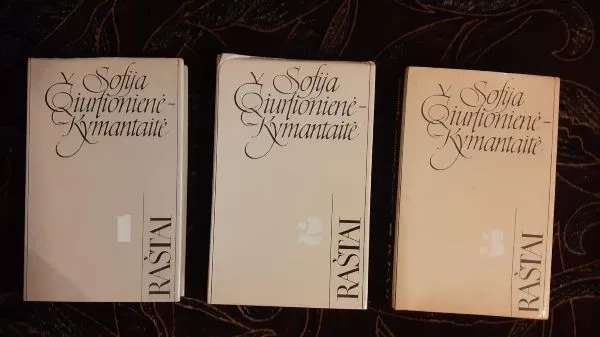 Sofija Čiurlionienė-Kymantaitė. Raštai T. 1-2-3