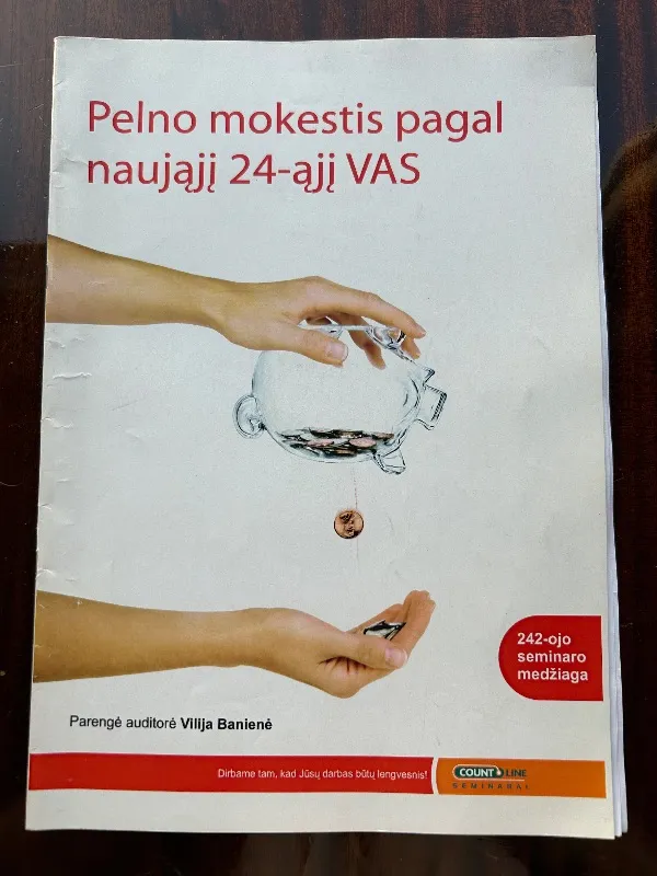 Pelno mokestis pagal naująjį 24-ąjį VAS
