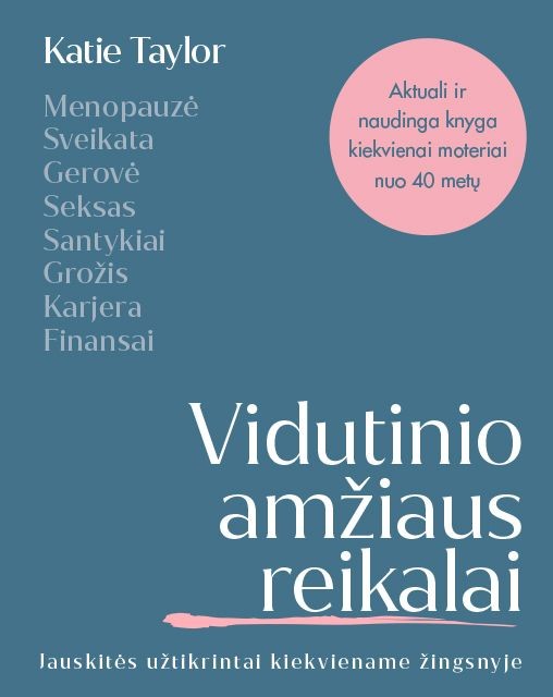 VIDUTINIO AMŽIAUS REIKALAI. Jauskitės užtikrintai kiekviename žingsnyje
