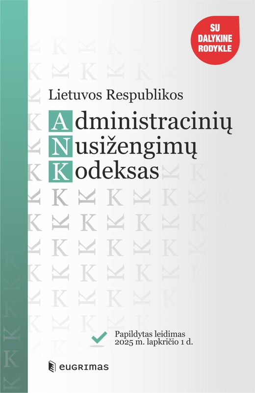 Lietuvos Respublikos administracinių nusižengimų kodeksas