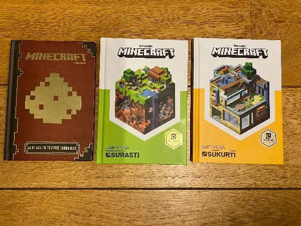 Minecraft (Mojang) – 3 knygų rinkinys (gidai)