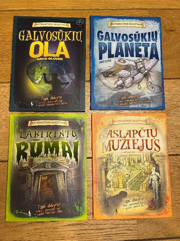 Galvosūkių knygos vaikams – 4 vnt. (Matematinis nuotykis)