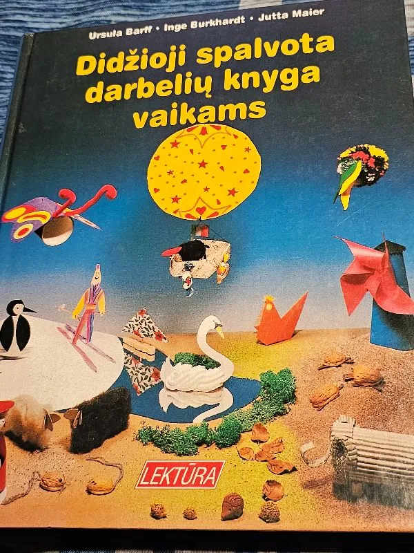 Didžioji spalvota darbelių knyga vaikams