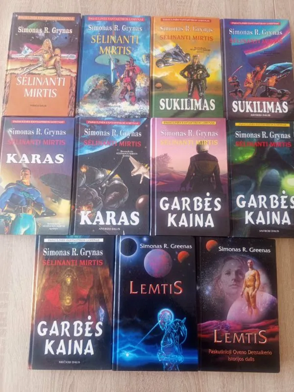Sėlinanti mirtis, 11 tomų
