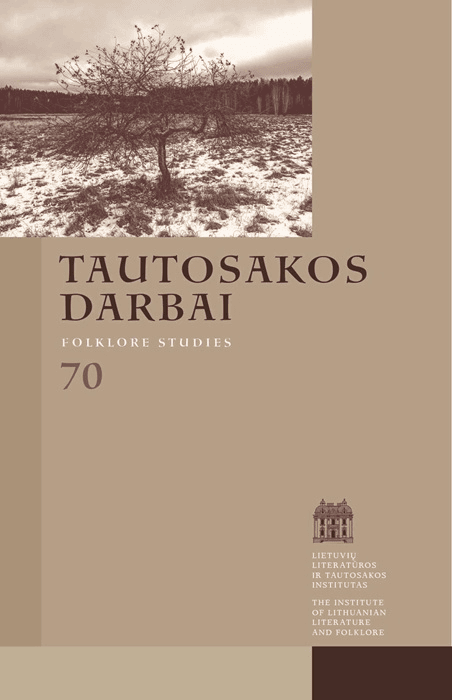 Tautosakos darbai T. 70