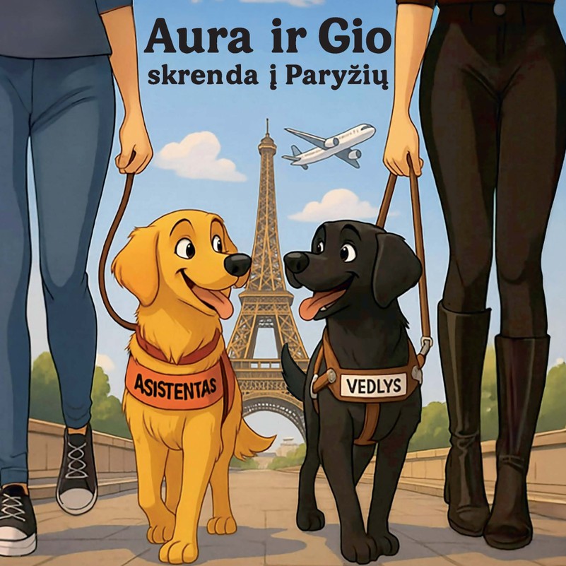 Aura ir Gio skrenda į Paryžių