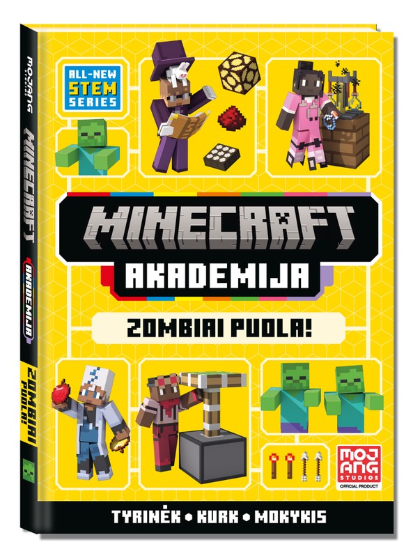 Minecraft. Zombiai puola!
