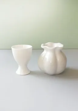 Mini vazelė ir kiaušinio dėklas, 7cm aukštis