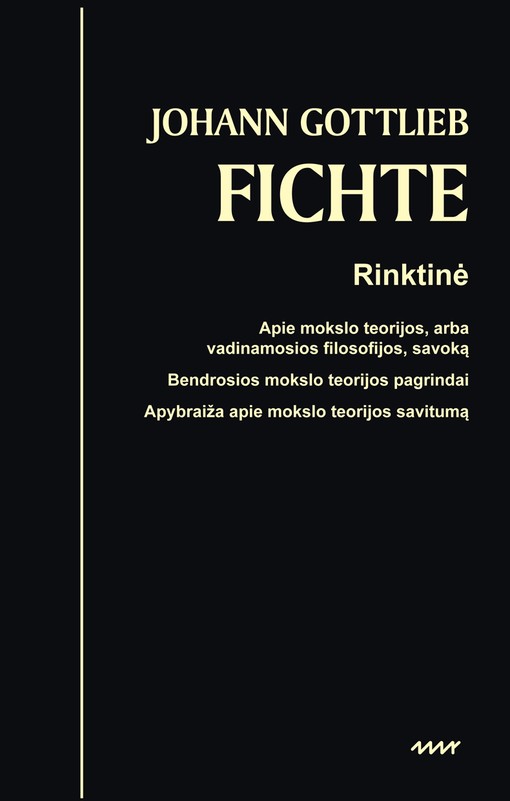 Rinktinė apie mokslo teorijos, arba vadinamosios filosofijos, savoką