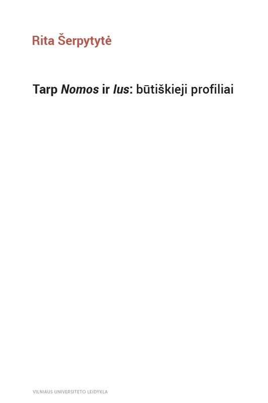 Tarp Nomos ir Ius