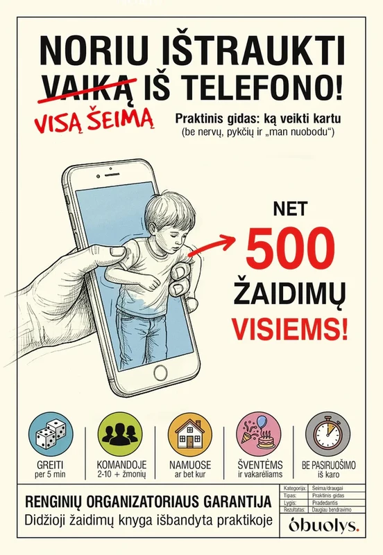NORIU IŠTRAUKTI VISĄ ŠEIMĄ IŠ TELEFONO! 500 realių, išbandytų žaidimų 