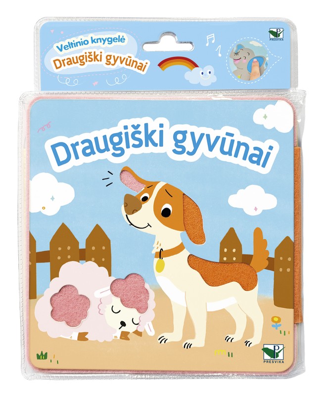 Veltinio knygelė. Draugiški gyvūnai