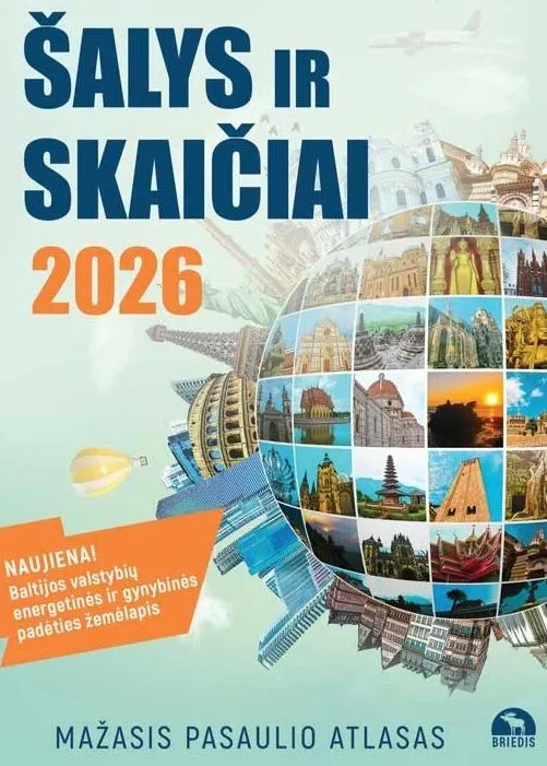 Šalys ir skaičiai. Mažasis pasaulio atlasas 2026