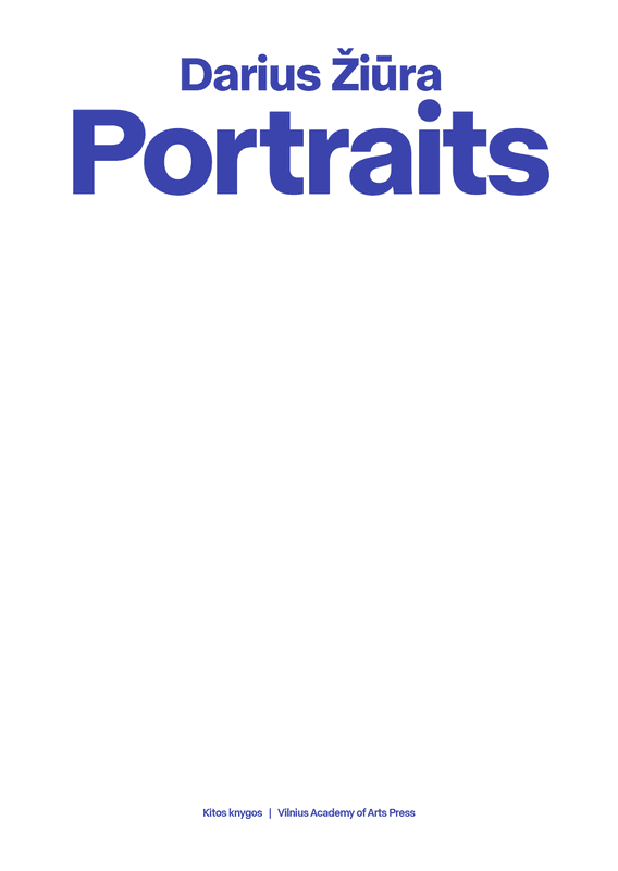 Portraits. Artist's book