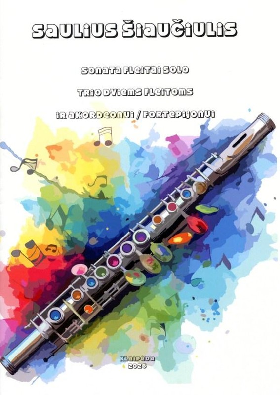 Sonata fleitai solo. Trio dviems fleitoms ir akordeonui / fortepijonui