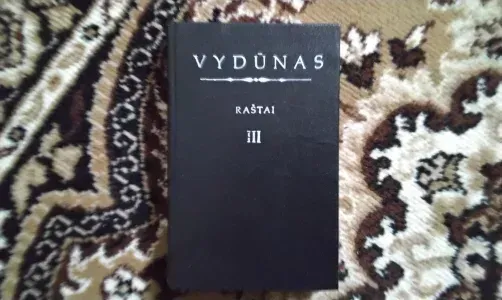 Vydūnas. Raštai III tomas