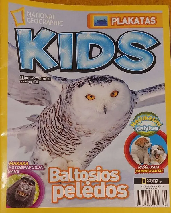 National Geographic Kids 2013 Sausis Nr. 28