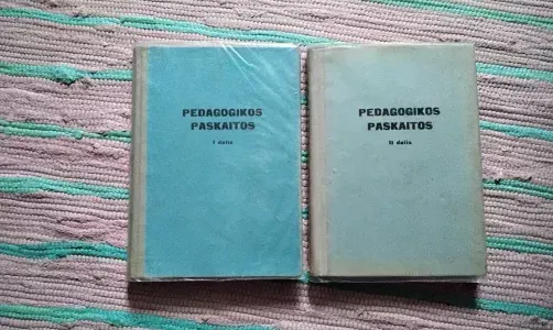 Pedagogikos paskaitos (2 knygos). Metodinė medžiaga