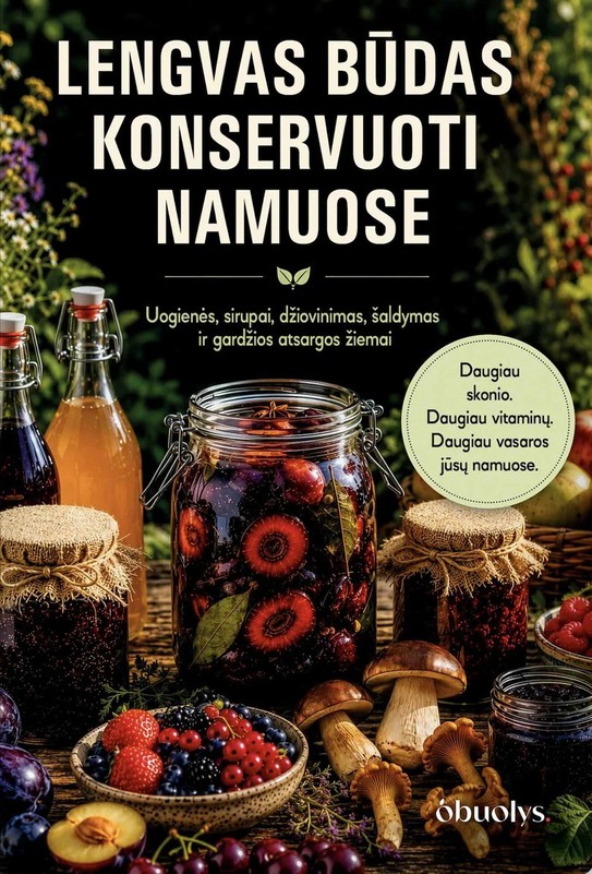 Lengvas būdas konservuoti namuose