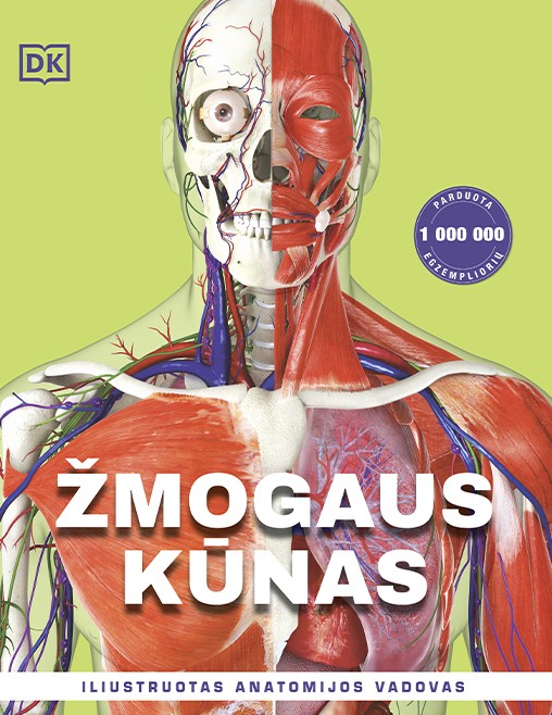 Žmogaus kūnas. Iliustruotas anatomijos vadovas + NEMOKAMAS ATVEŽIMAS!