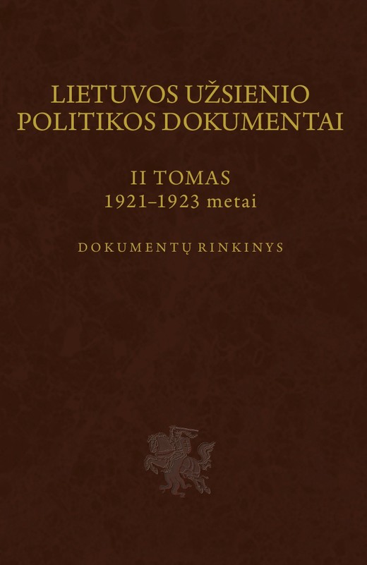 LIETUVOS UŽSIENIO POLITIKOS DOKUMENTAI