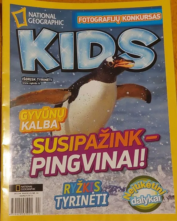 National Geographic Kids 2012 Rugsėjis Nr. 24