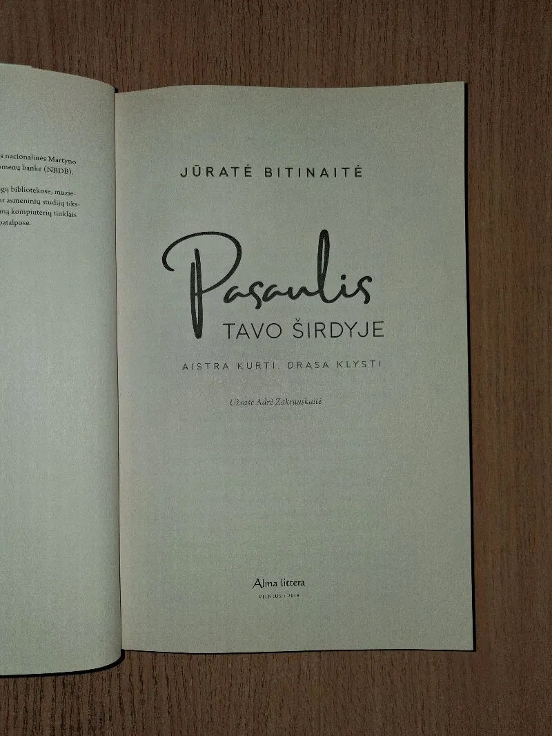 Pasaulis tavo širdyje