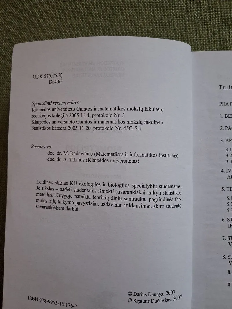 Biometrijos įvadas