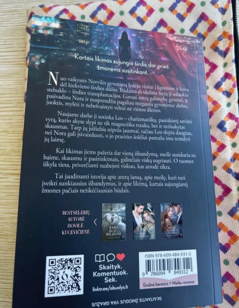 KAI TAVO ŠIRDIS MANE SURADO. Meilės romanas apie antrą šansą ir nenuspėjamą liki