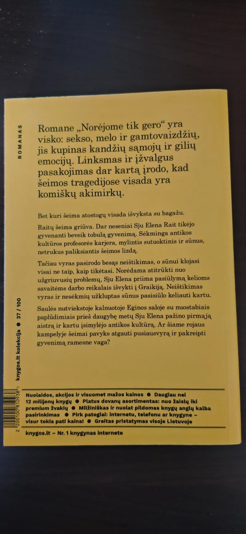 NORĖJOME TIK GERO. Išskirtinė knygos.lt kolekcija 37/100