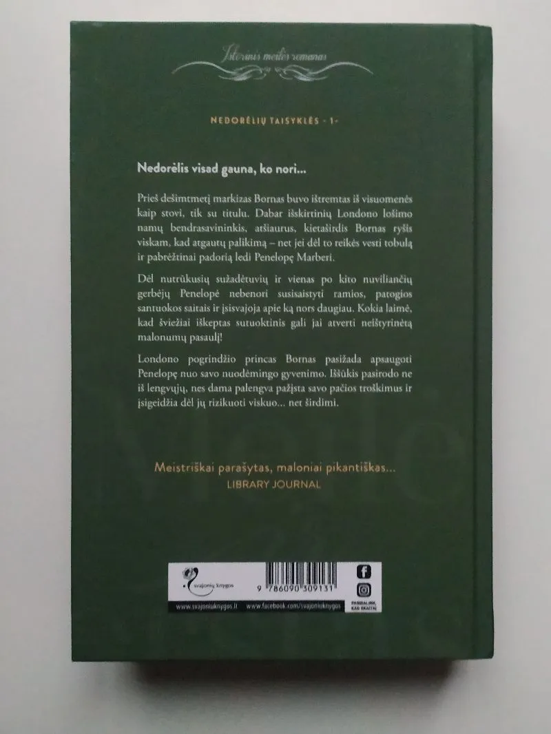 Meilė ir kerštas. Nedorėlių taisyklės. 1 knyga